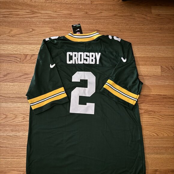 Green Bay Packers Jersey- Crosby #2 Size XL - Picture 4 of 6